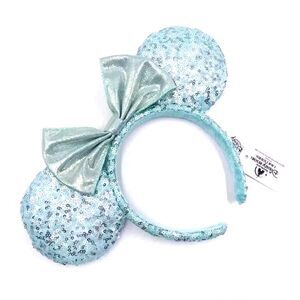 Disney Parks Arendelle Aqua Blue Ears Minnie Mouse Headband
